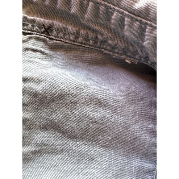 VTG Levi’s Faded Teal Blue Cotton XL Button Up Long Sleeve Shirt Metal Buttons - Picture 2 of 7